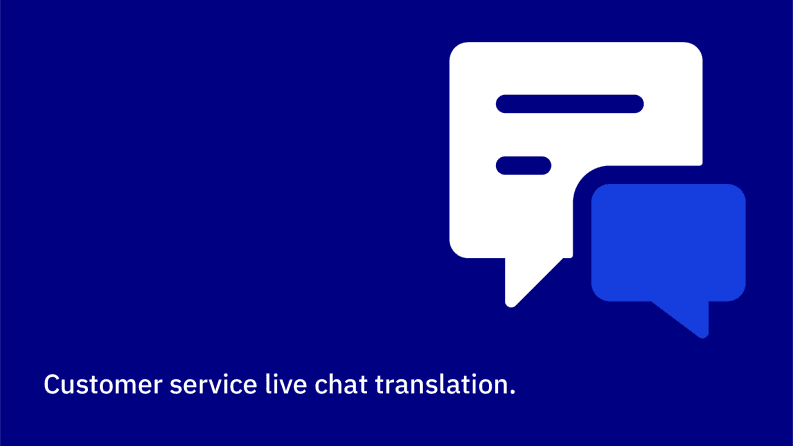 A graphic with chat bubbles