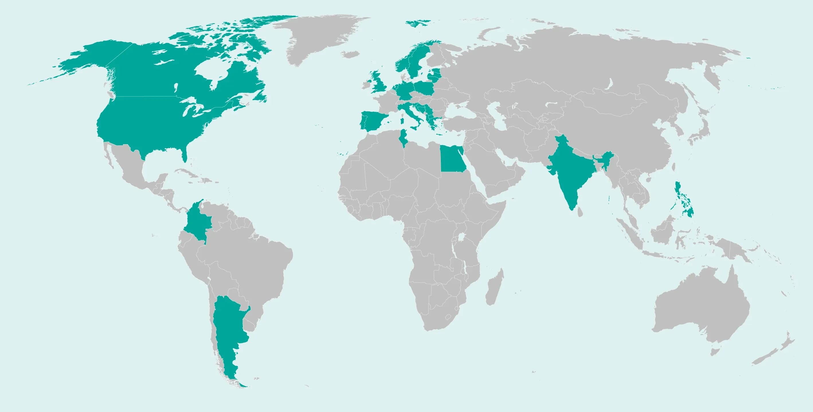 world map