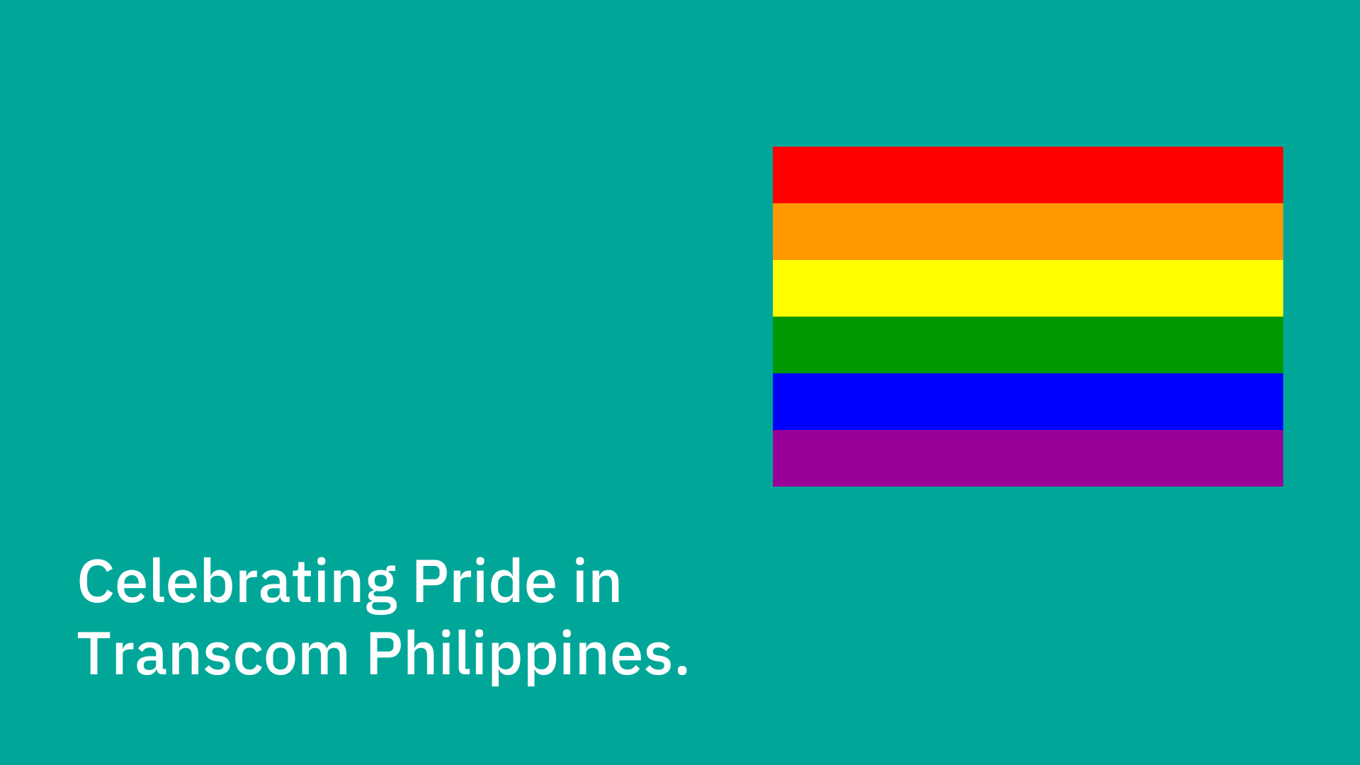 Celebrating Pride in Transcom Philippines